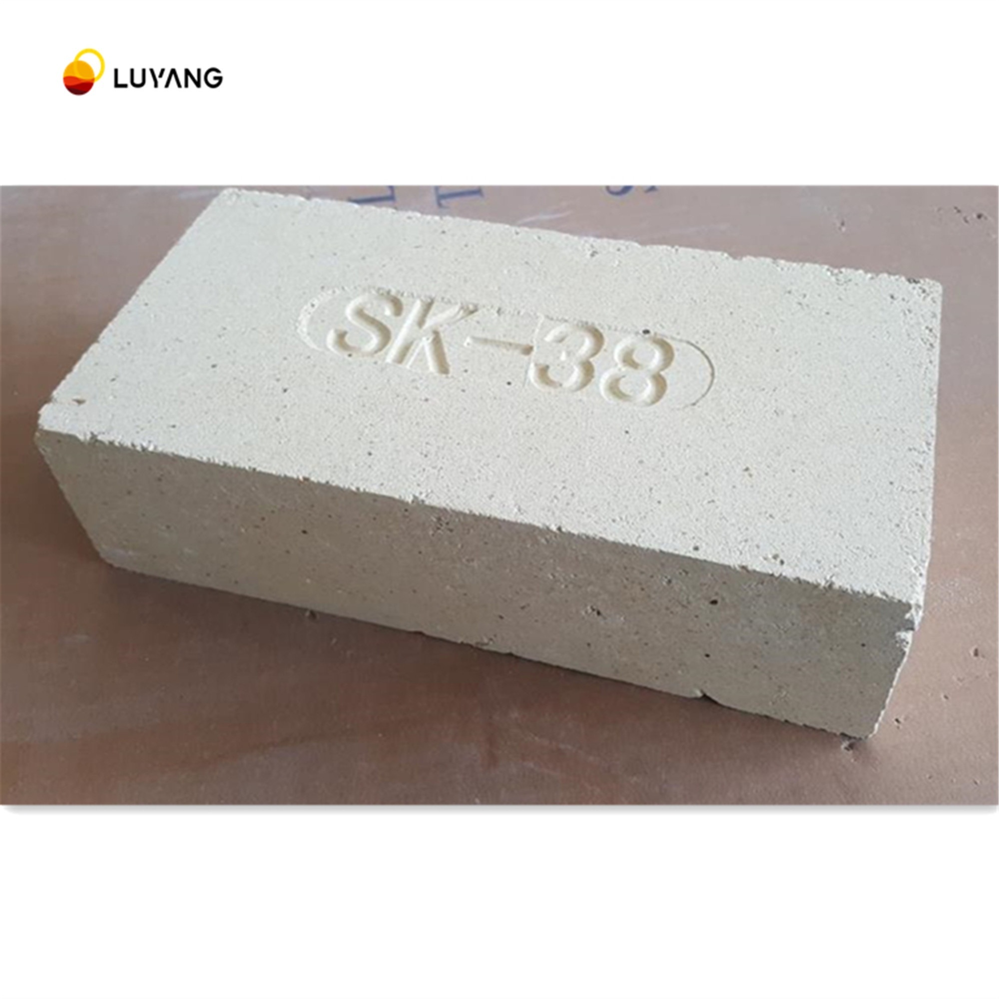 LUYANG Round Fire Bricks Sk40 Fireproof High Alumina Brick for Curved Refractory Oven