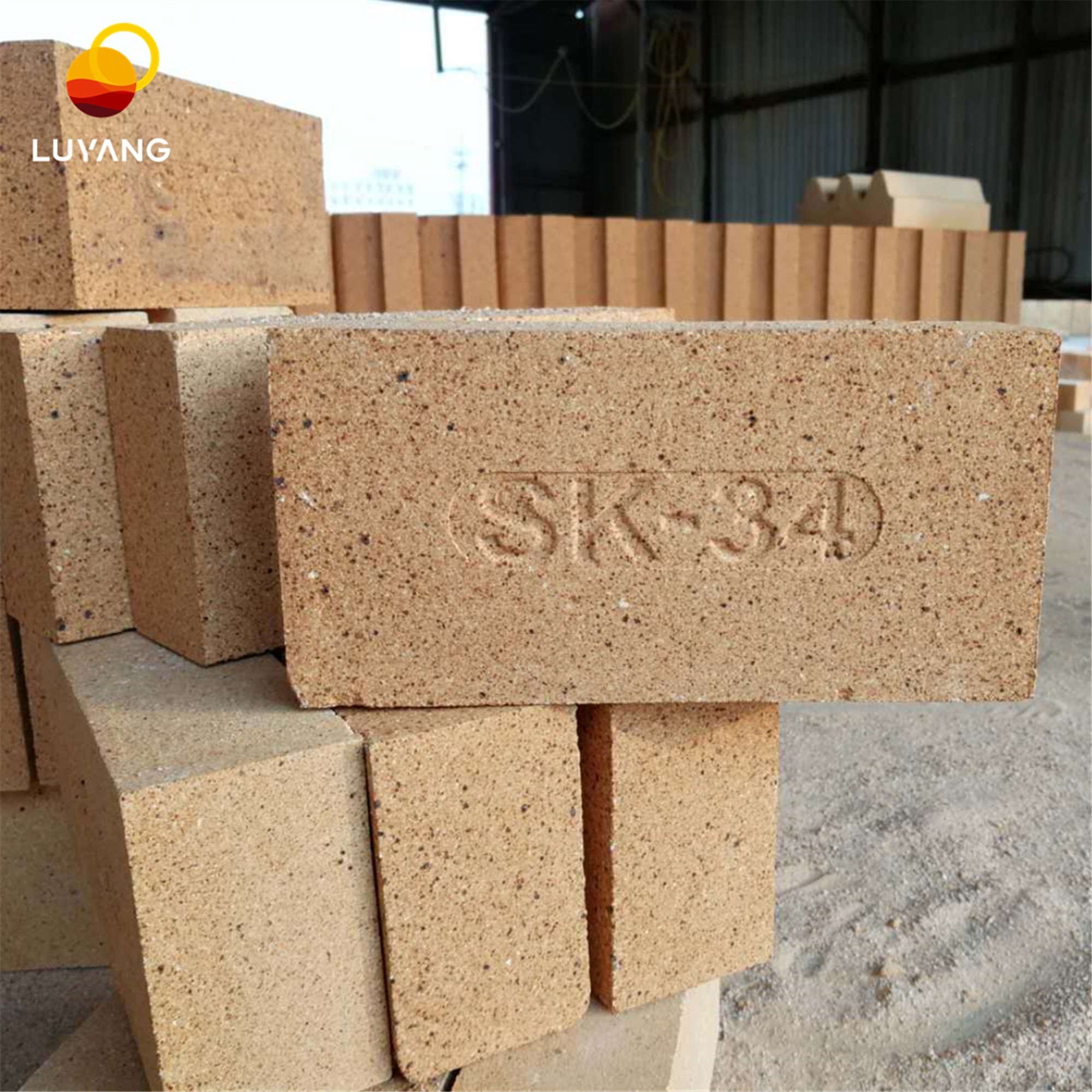 LUYANG Refractory fire bricks magnesite chrome shapes kaolin refractory brick