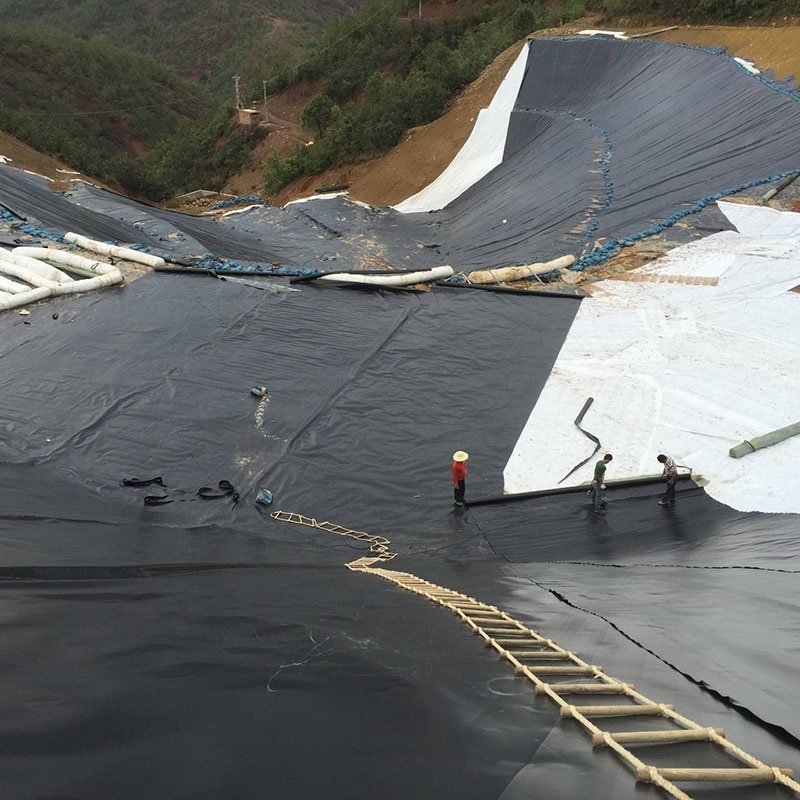 Smooth Surface Hdpe Plastic Waterproof Geomembrane For Pond dam Lagoon