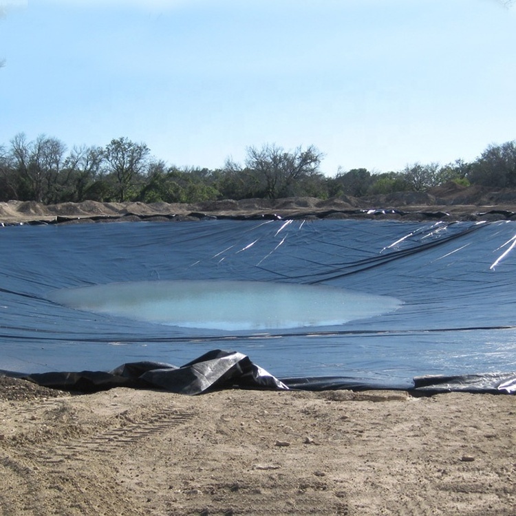 Smooth Surface Hdpe Plastic Waterproof Geomembrane For Pond dam Lagoon