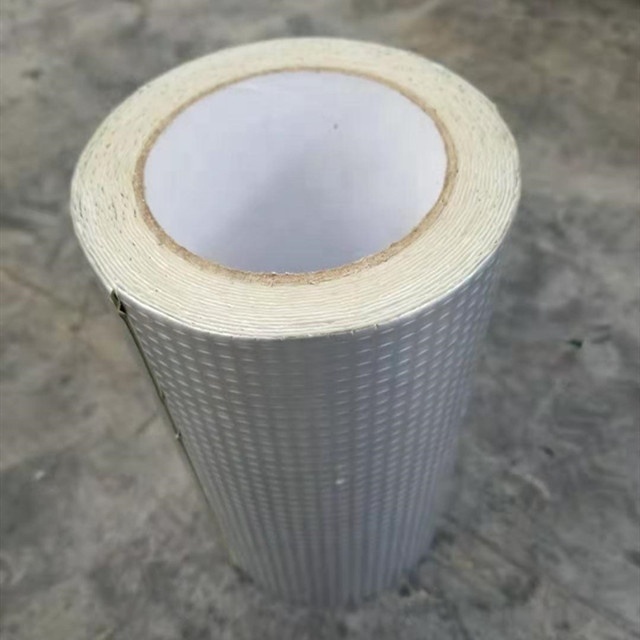 Aluminum foil self-adhesive butyl waterproof tape for edge sealing reinforcement