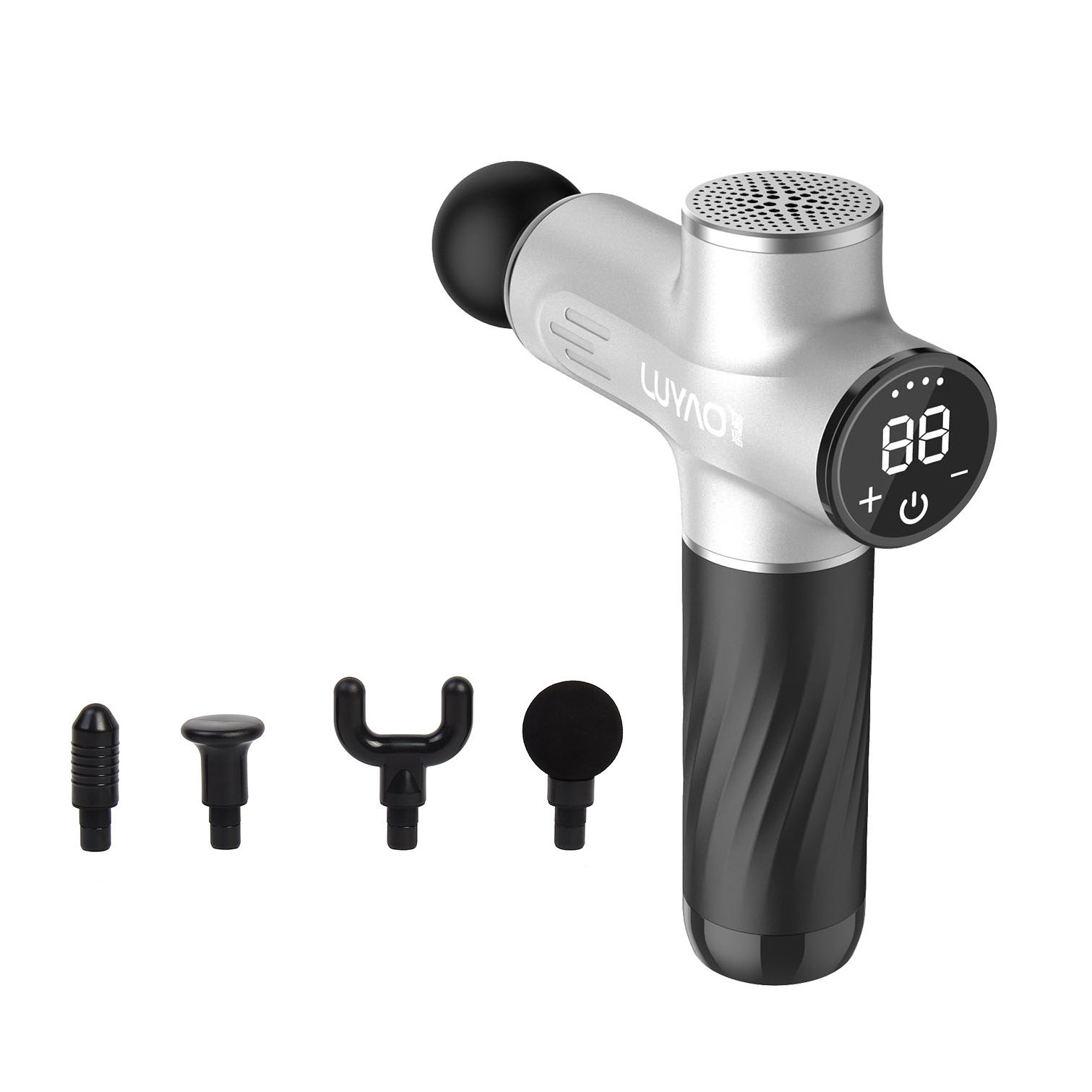 LUYAO Percussion Massager Sportster Handheld Deep Body Tissue Massage Gun