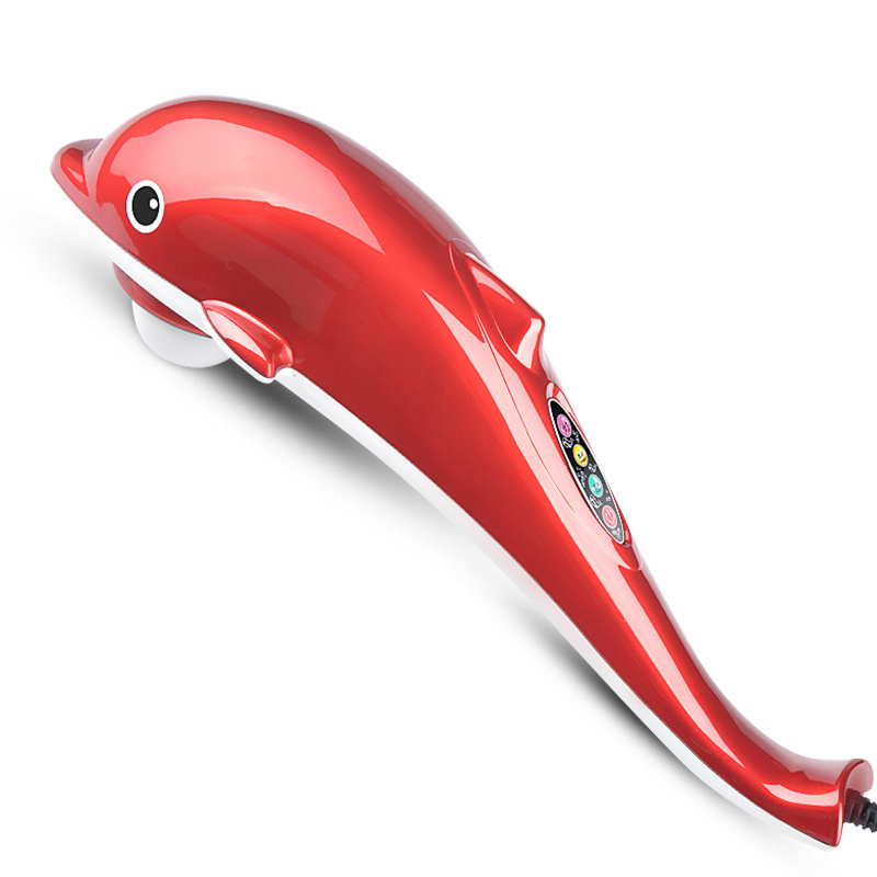 LUYAO massage hammer electronic vibrating infrared handheld dolphin full body massager