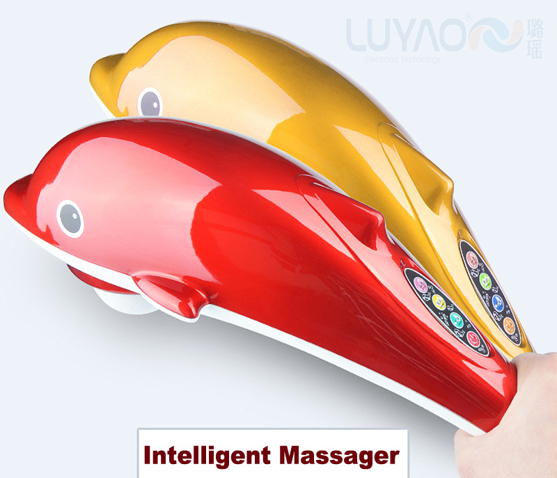 Luyao LY-606B-1 infrared heat vibration handheld dolphin massager