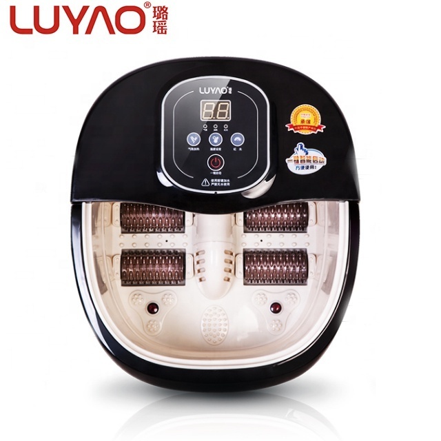 LUYAO LY-538B Infrared automatic roller shiatsu foot pedicure basin