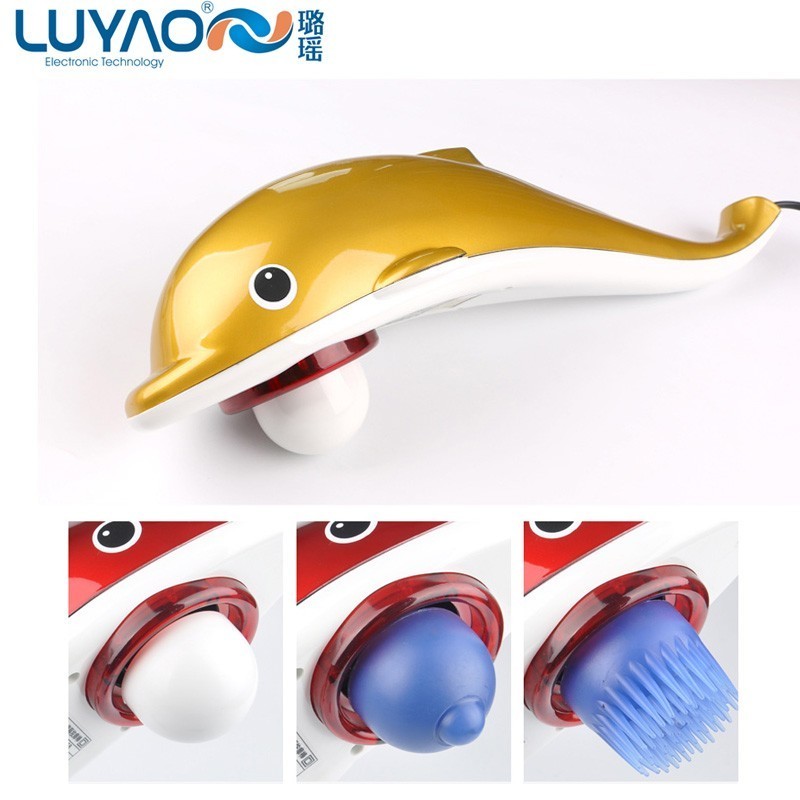 Luyao LY-606B-1 infrared heat vibration handheld dolphin massager