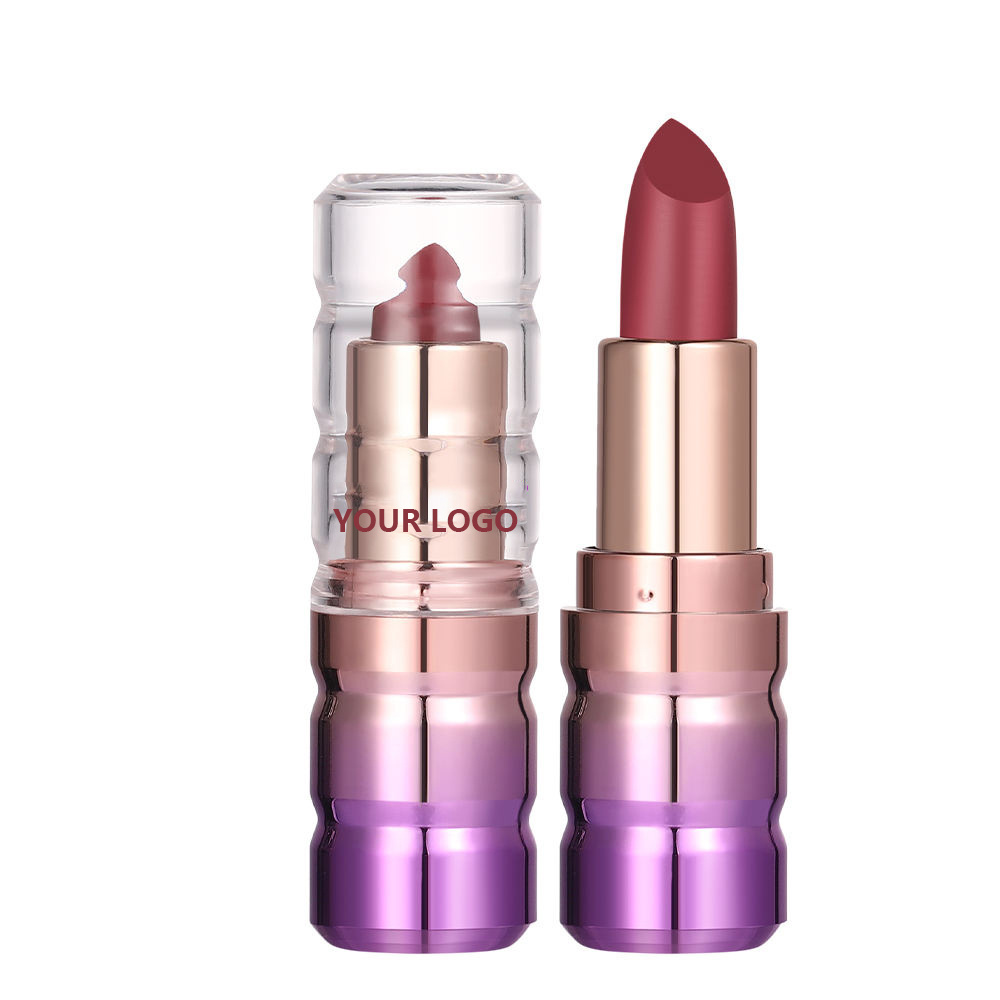 Custom Logo Square Tube Vegan Residue Free Durable Waterproof Makeup Private Label Matte Lipstick