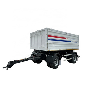 High end city uses 2 axle bulk cargo trailer 20 ton 30 ton tow bar trailers