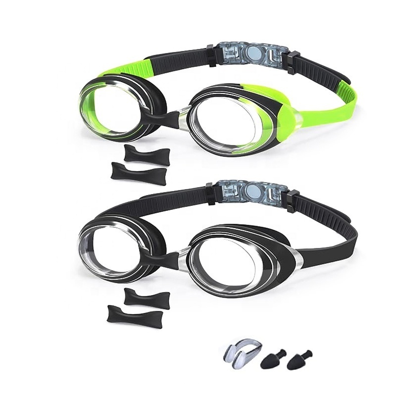 Swimming Equipment Freediving Swimming Goggle Transparent Lens Kids Swim Goggles With Nose Clip