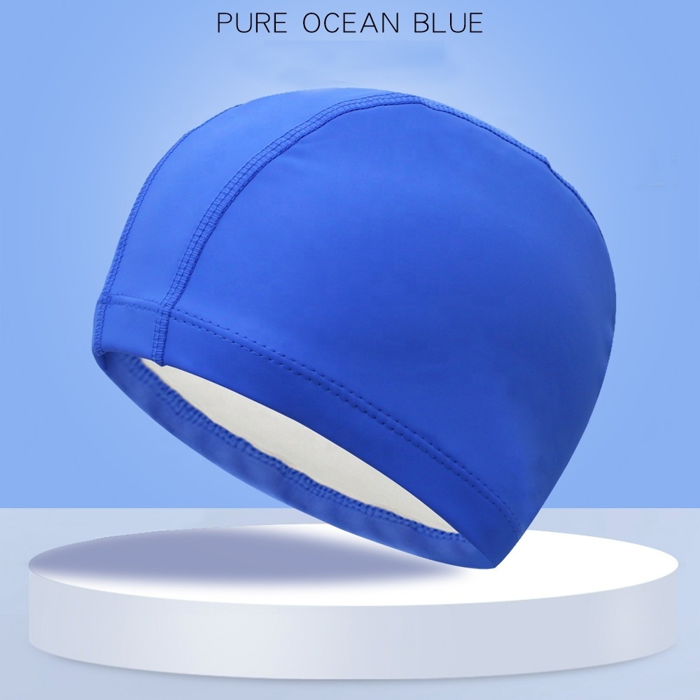 High Quality Eco-friendly Waterproof PU Fabric Coating Nylon Swimming Caps