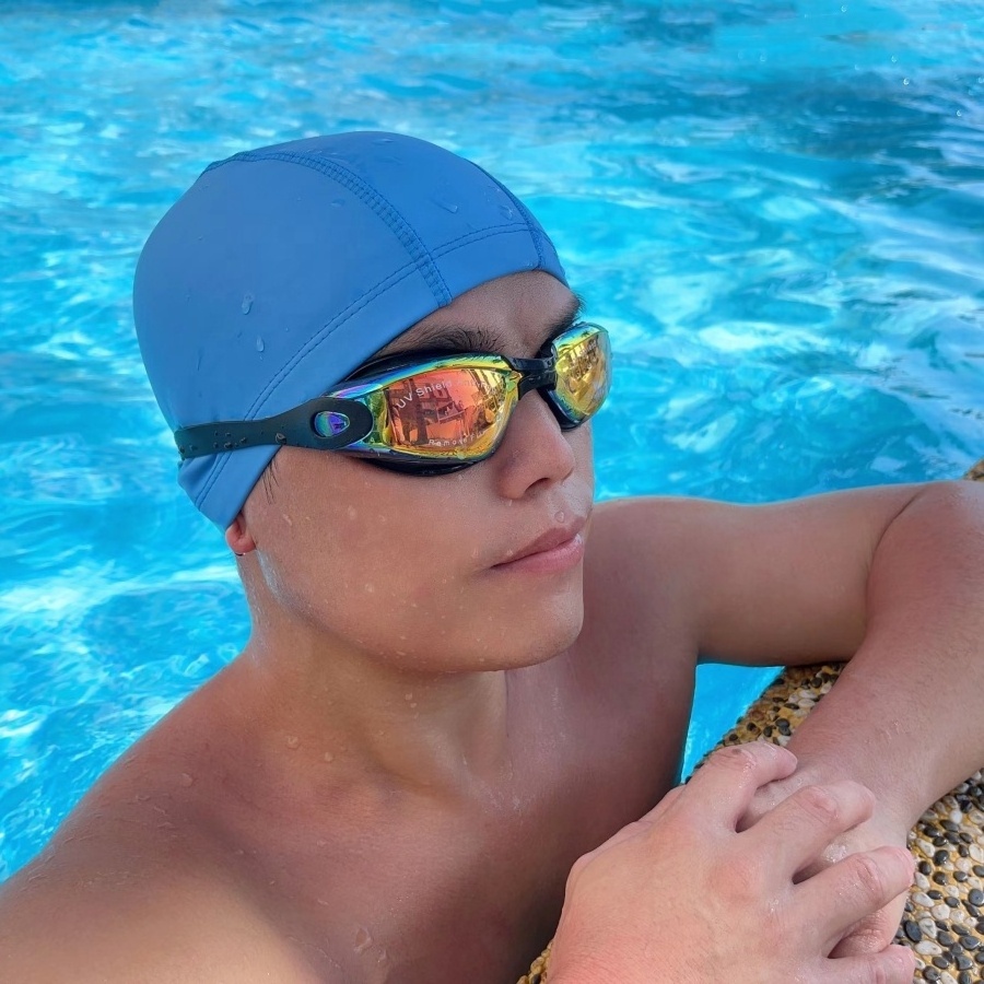 High Quality Eco-friendly Waterproof PU Fabric Coating Nylon Swimming Caps