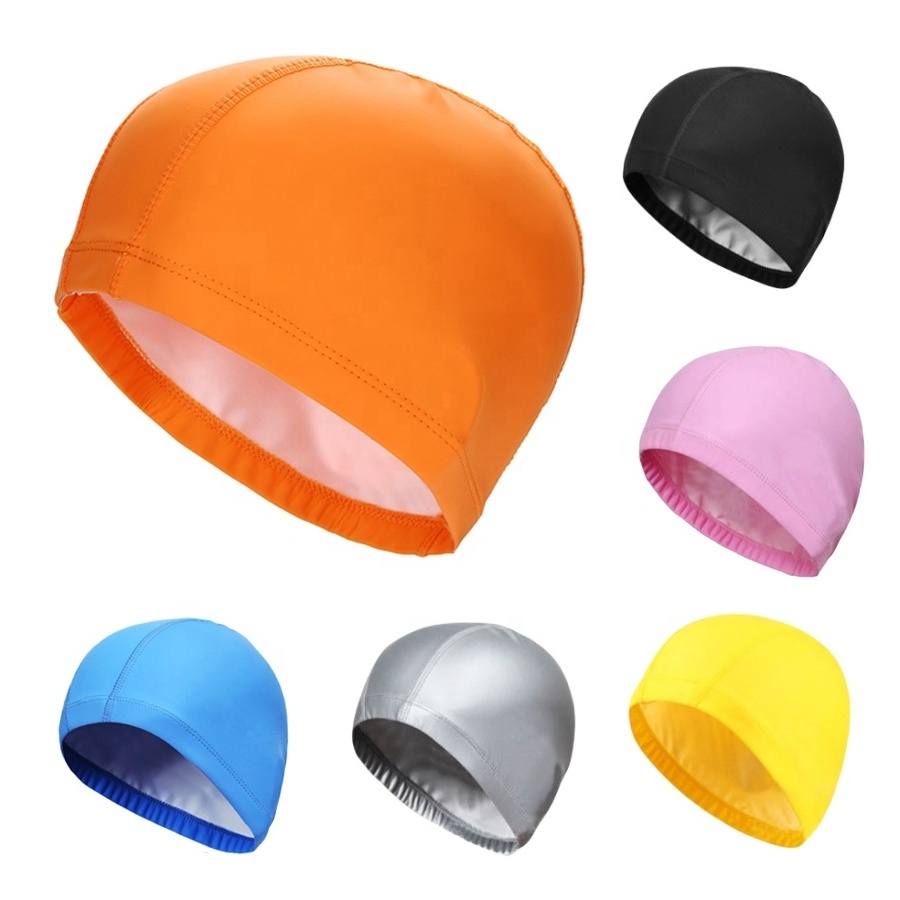 High Quality Eco-friendly Waterproof PU Fabric Coating Nylon Swimming Caps