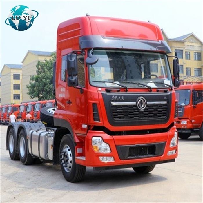 New&used 400hp Dongfeng 6x4 tractor truck and trailer dimensions head truck prime mover price