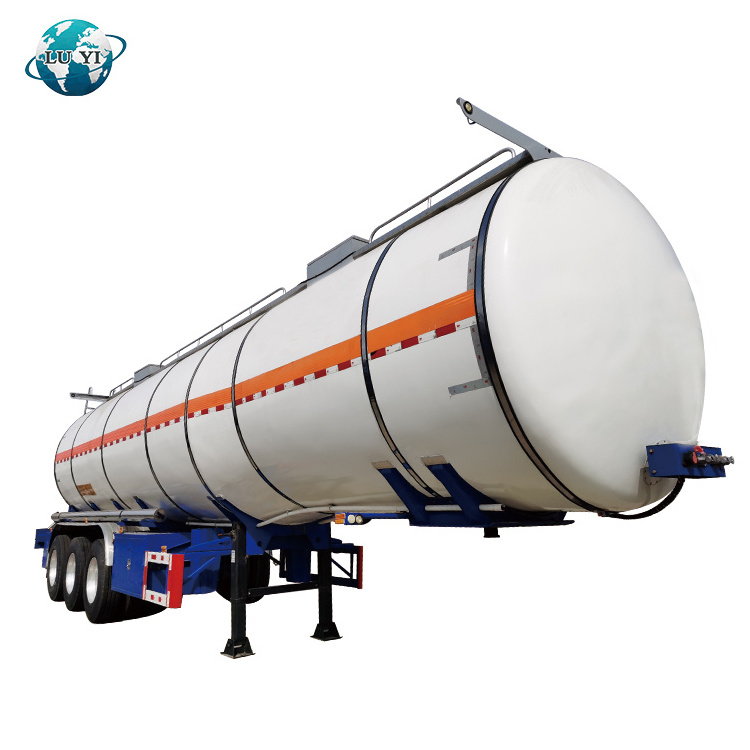 Hot Sale 3 axles 30000l 40000l Transport Chemical liquid oil methanoll tanker tank semi trailer truck for sale