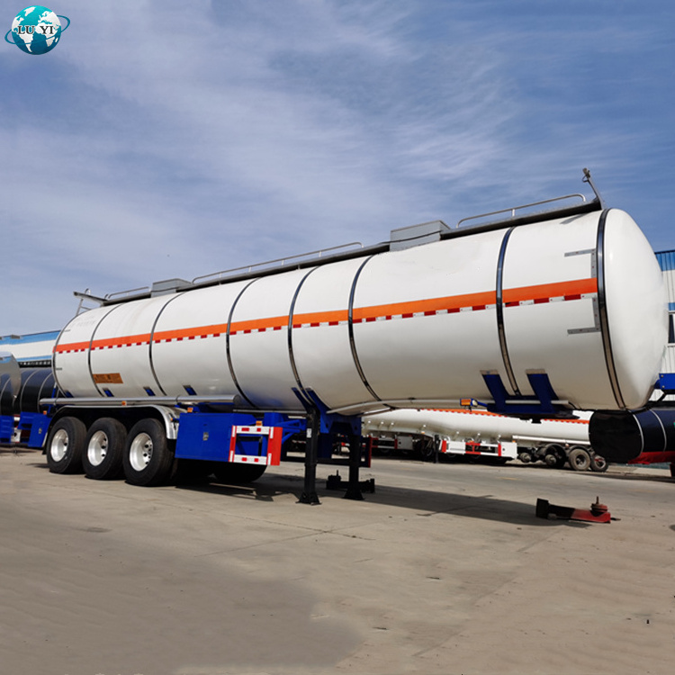 Hot Sale 3 axles 30000l 40000l Transport Chemical liquid oil methanoll tanker tank semi trailer truck for sale