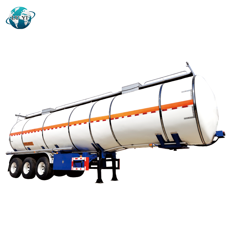 Hot Sale 3 axles 30000l 40000l Transport Chemical liquid oil methanoll tanker tank semi trailer truck for sale