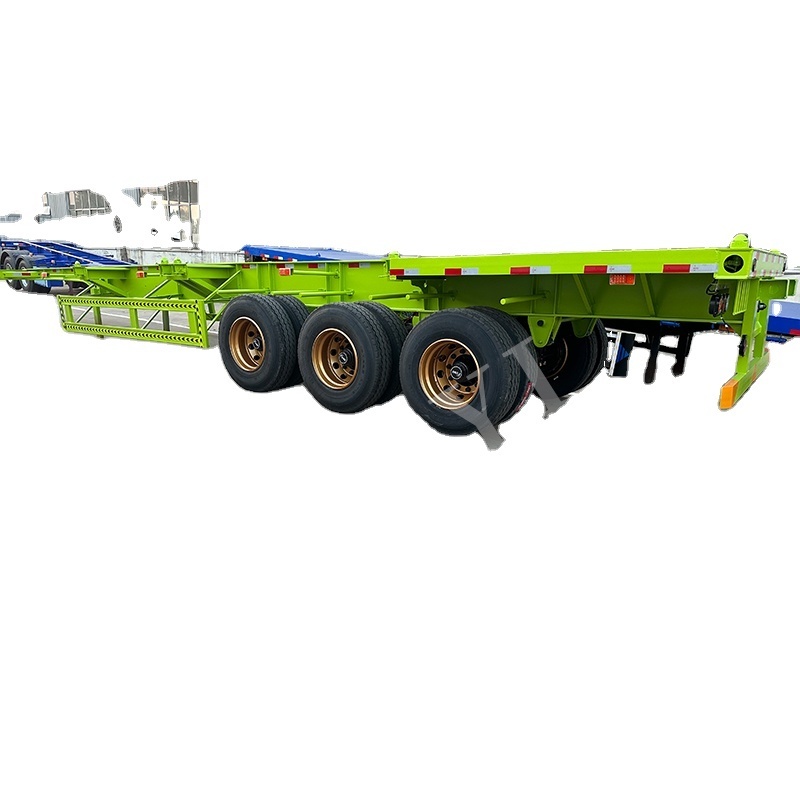 40ft Skeleton chassis trailer Low Bed Loader Exceptional Service Container Carrier Chassis Trailer Skeleton Semi Trailer