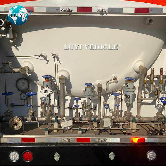 High Quality Lpg Fuel Gas Liquid Lng Trailer Tanker For Sale