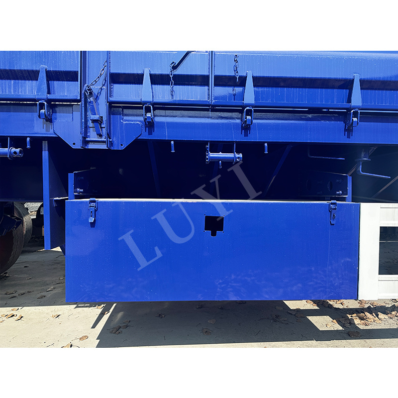 High Quality 3 Axle 40 Ton 600 Mm Side Wall Cargo Fence Semi Trailer 12.5 m Fence Cargo semi Trailer For Sale