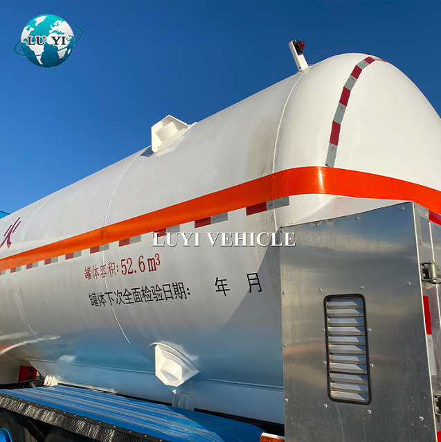 High Quality Lpg Fuel Gas Liquid Lng Trailer Tanker For Sale