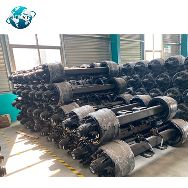 High quality semi trailer parts air suspension axle 13T 16T  for sale