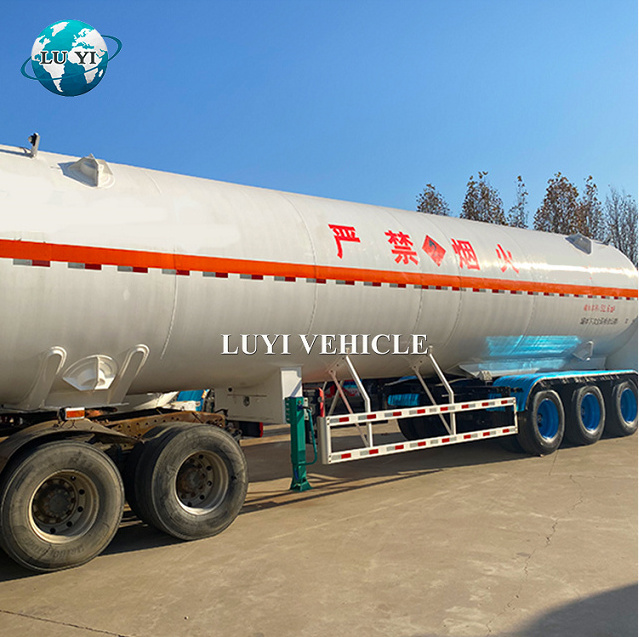 High Quality Lpg Fuel Gas Liquid Lng Trailer Tanker For Sale