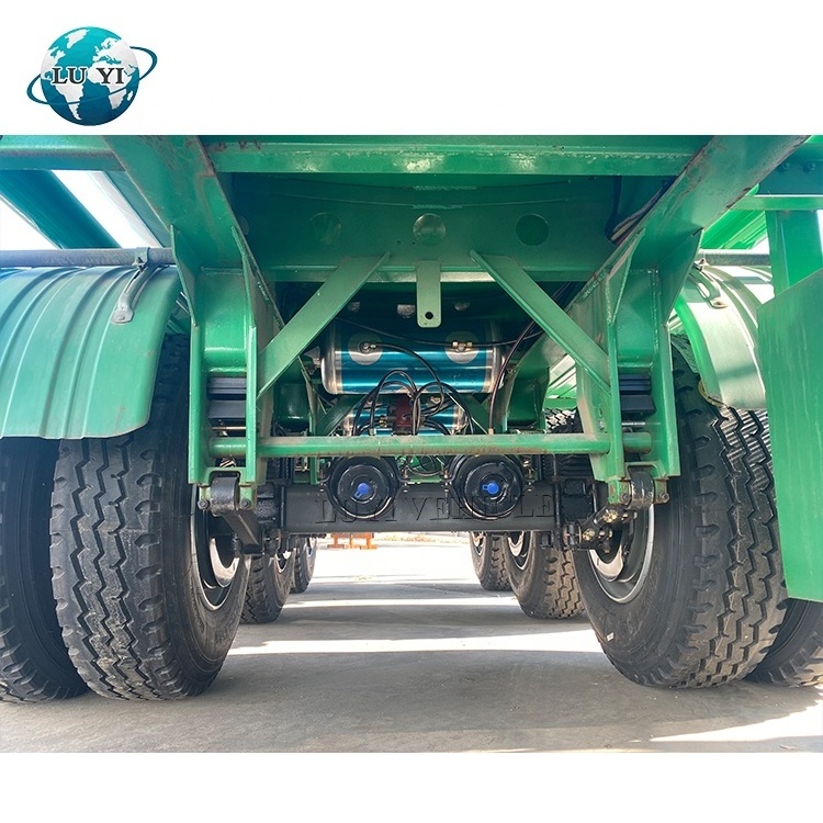 LUYI BRAND  triple axles 40000Liters fuel tanker trailer for sale new manufactured China steel bulk oil tanker trailer price