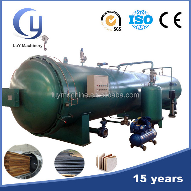 Vaccum pressure wood treatment equipment for dyeing,wood treatment plant