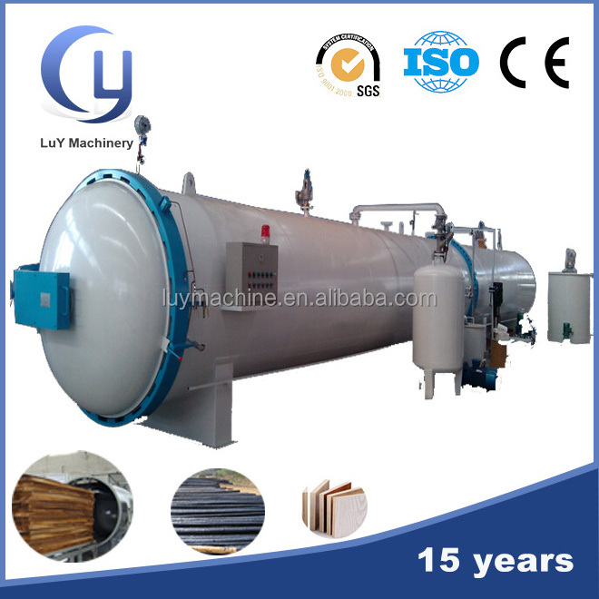 Vaccum pressure wood treatment equipment for dyeing,wood treatment plant