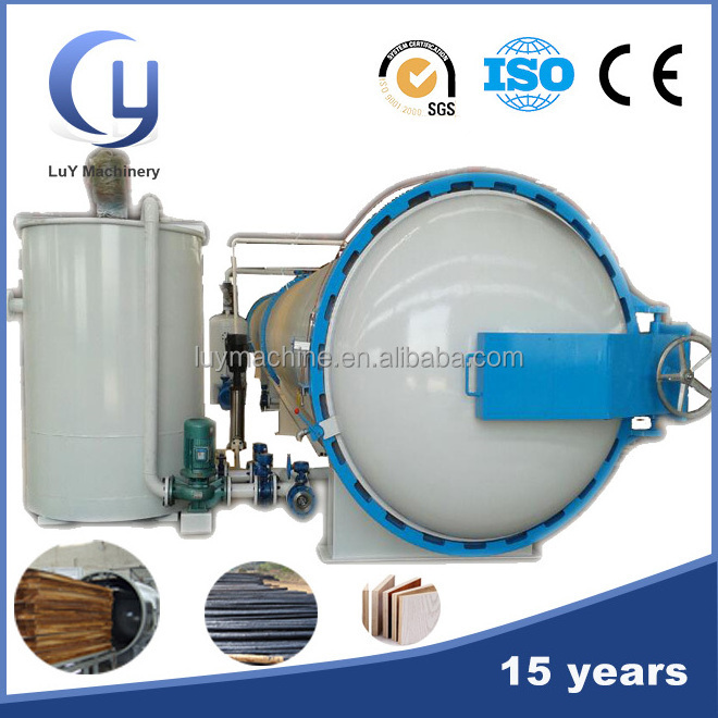 Vaccum pressure wood treatment equipment for dyeing,wood treatment plant