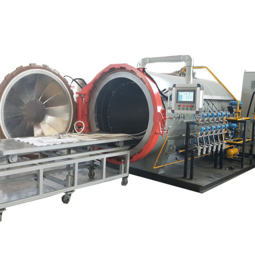 large composite carbon fiber autoclave automatic laminated glass autoclave