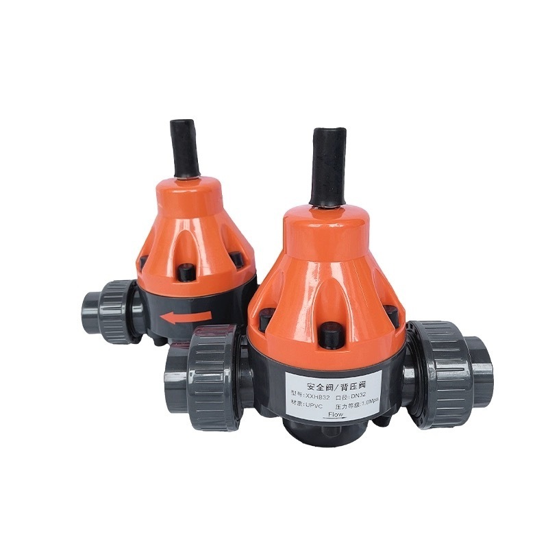 3/4 Diaphragm Water Treatment Pressure Reducing Valve PVC Safety Valve for General Application and Pipe Burst Prevention