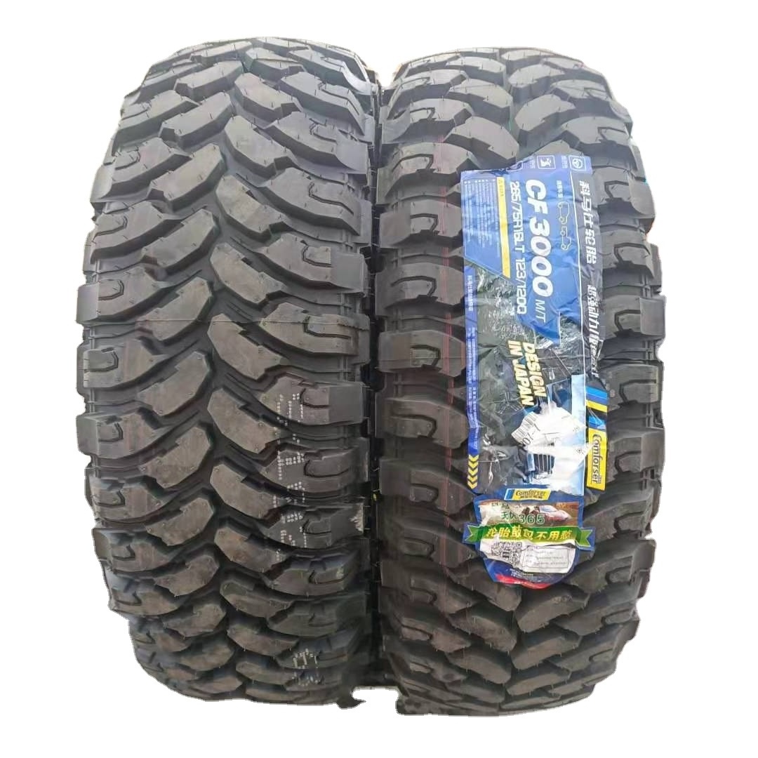 Top-Quality Natural Rubber Off road tires 265/75R16LT Automobile tires