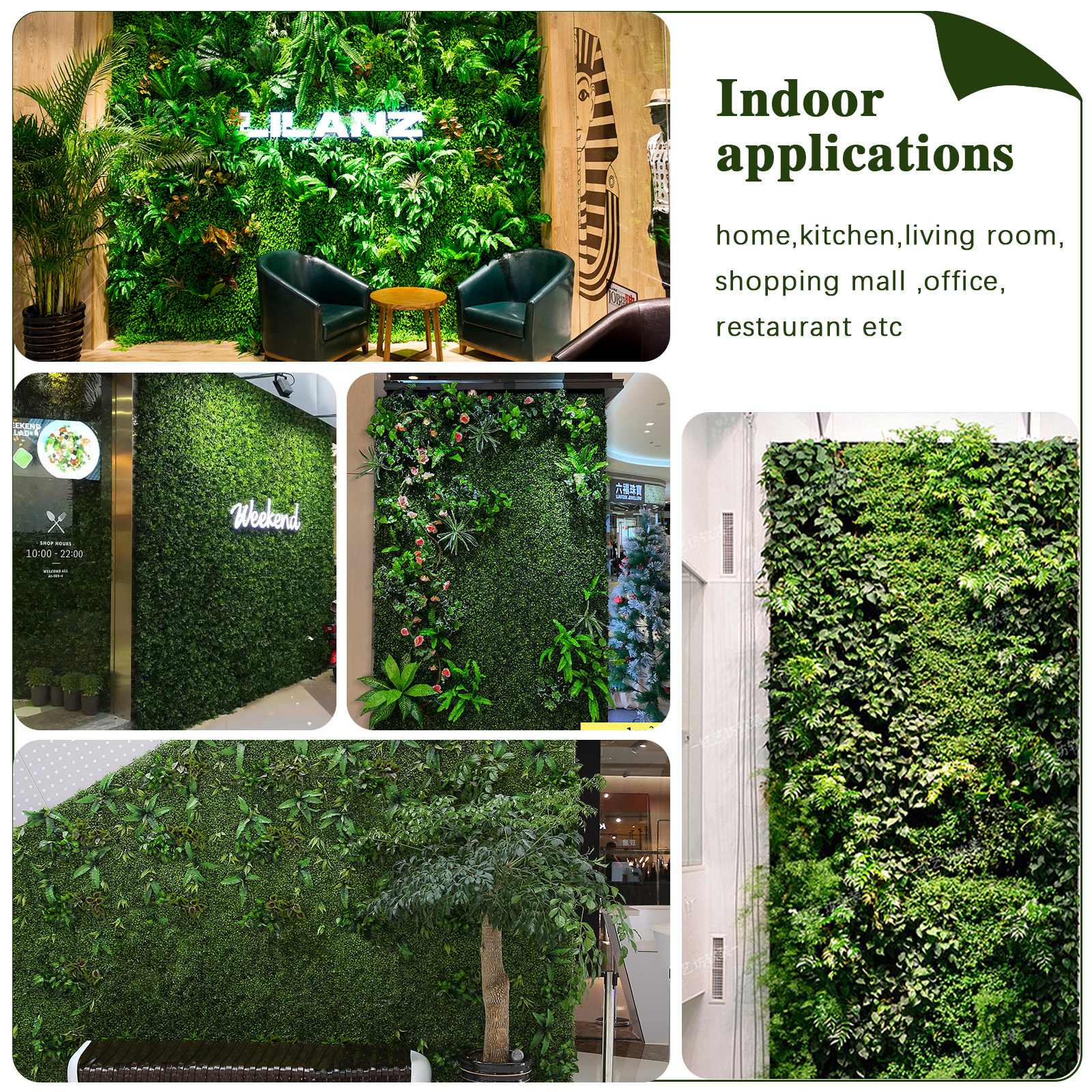 24 Pack Artificial Boxwood Panels 20