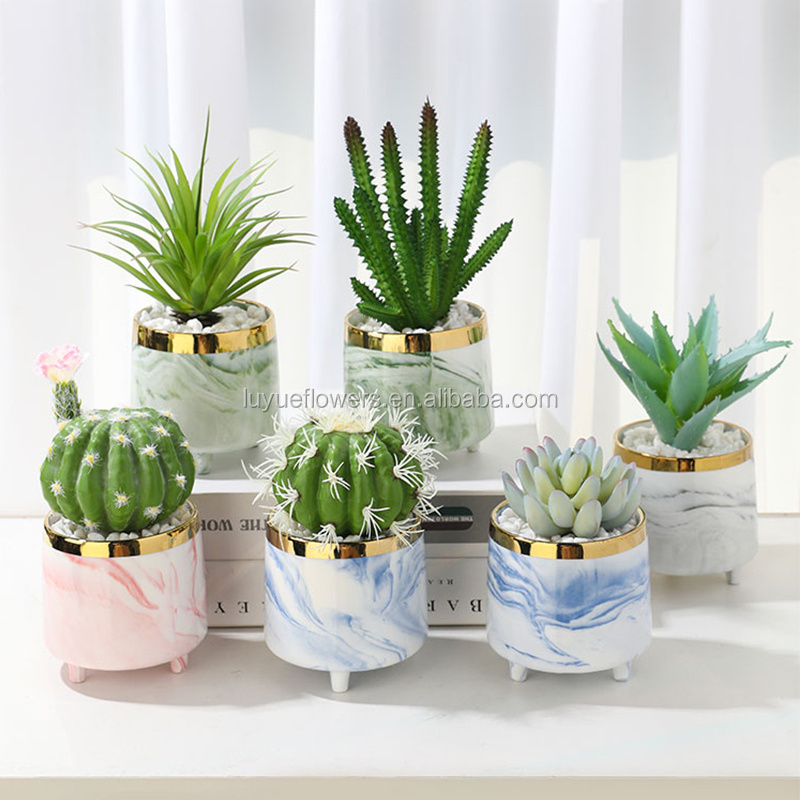 Ceramic Flower Pot Plants Desktop Small Pots Garden Decorative Cute Succulent Pot Home Glazed Cute Small Planter Bulk Accept