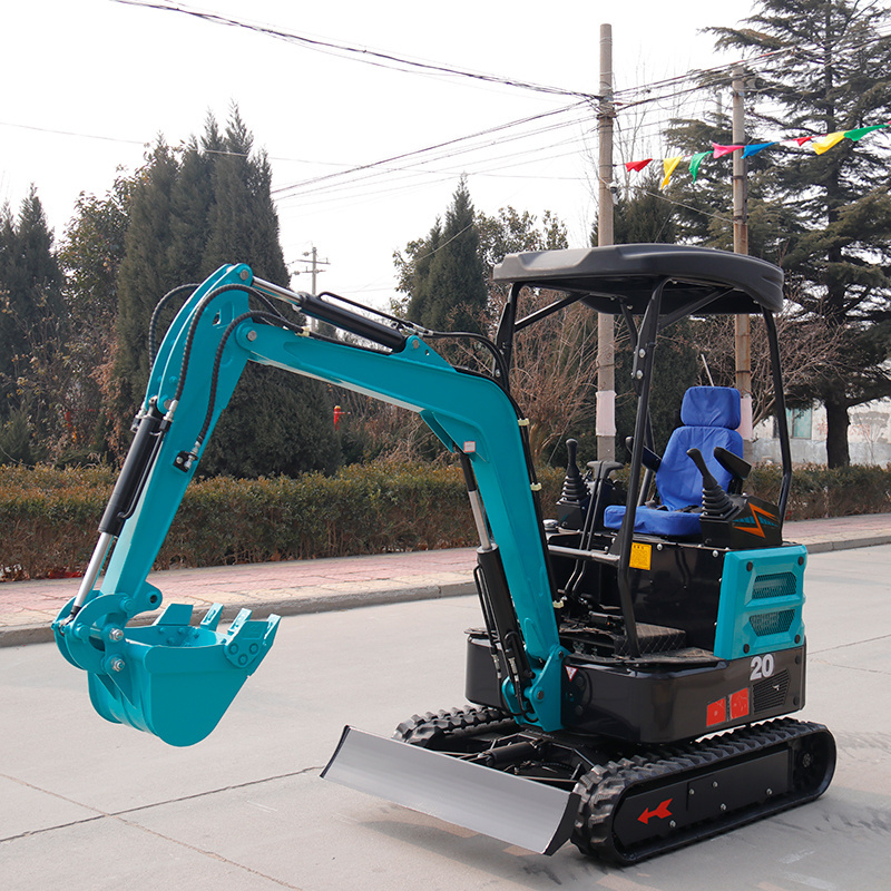 Agricultural machinery 1.7t  2 ton small garden household China mini retro excavator OEM with small bucket price