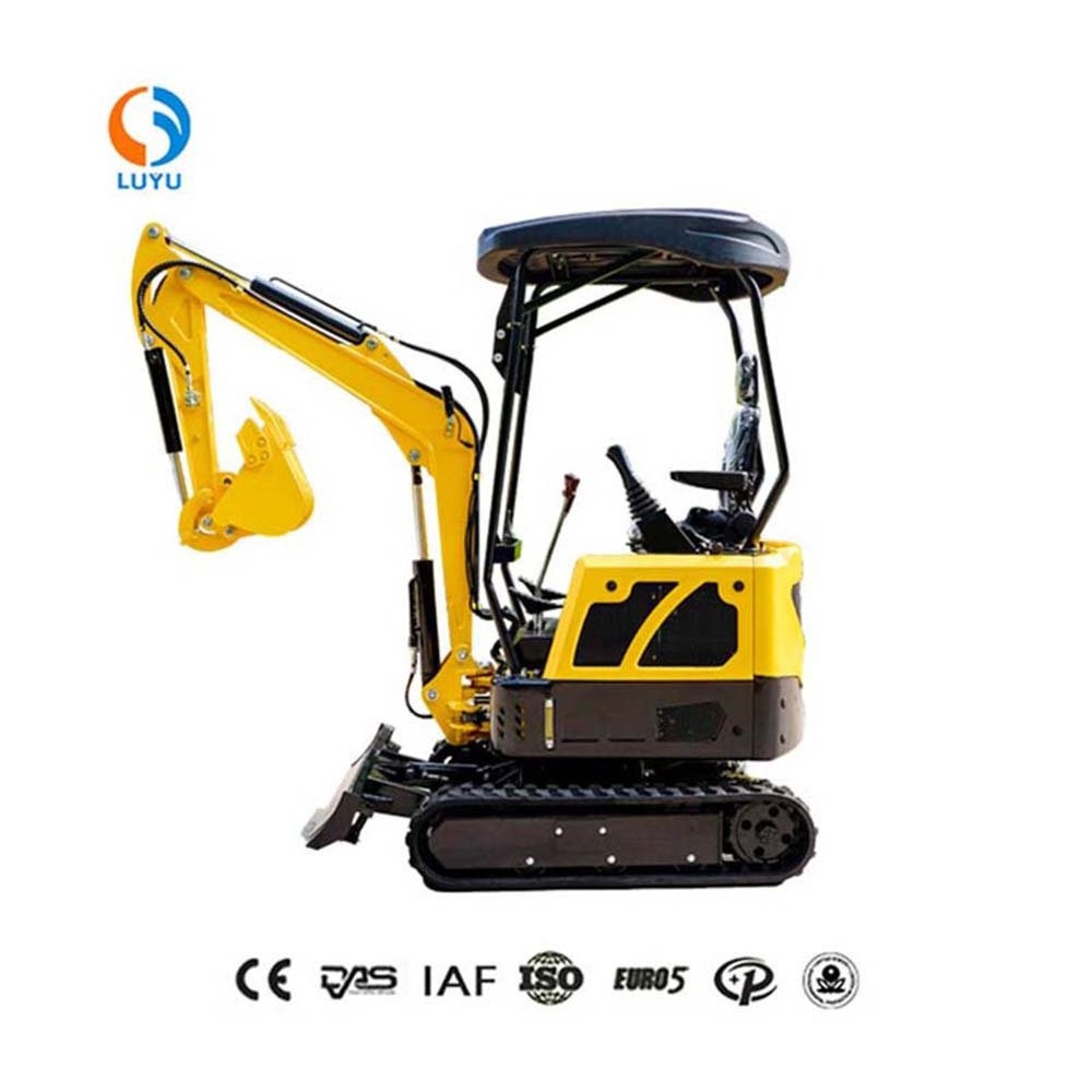 Agricultural machinery 1.7t  2 ton small garden household China mini retro excavator OEM with small bucket price