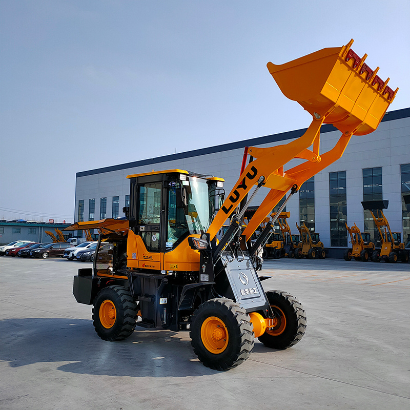 Manufacturer customized small loader, four-wheel drive agricultural engineering shovel truck, wheel loader forestry