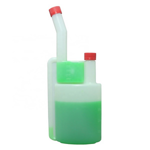 16 oz 500ml HDPE Long Neck Additive Liquid Measuring Chemical Dosing Plastic Bottle For Fuel Additive