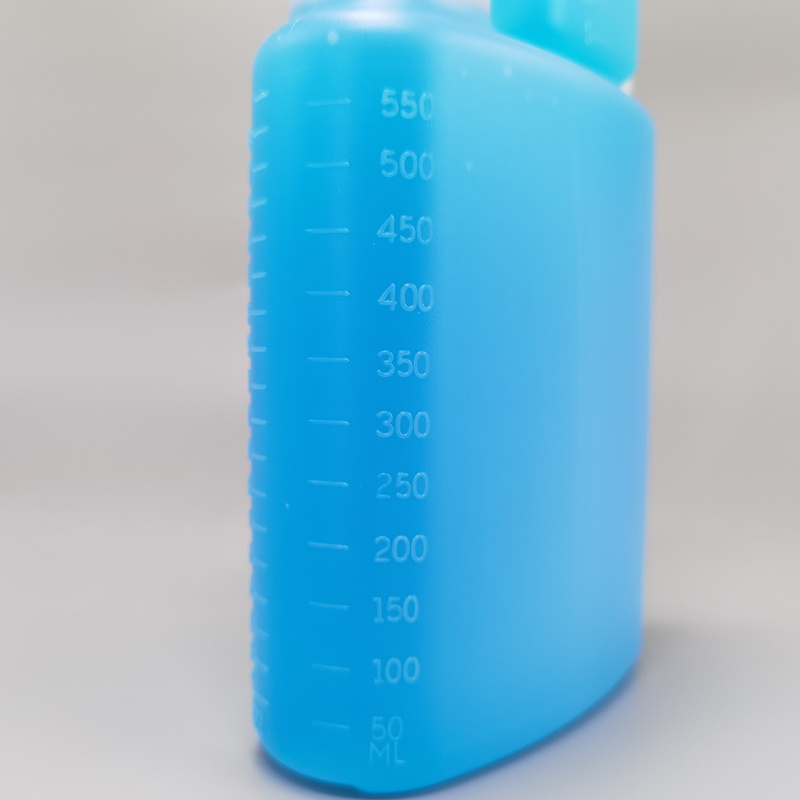 600ml 20oz Food Grade Plastic Twin neck Standard Measured Squeeze Bottle