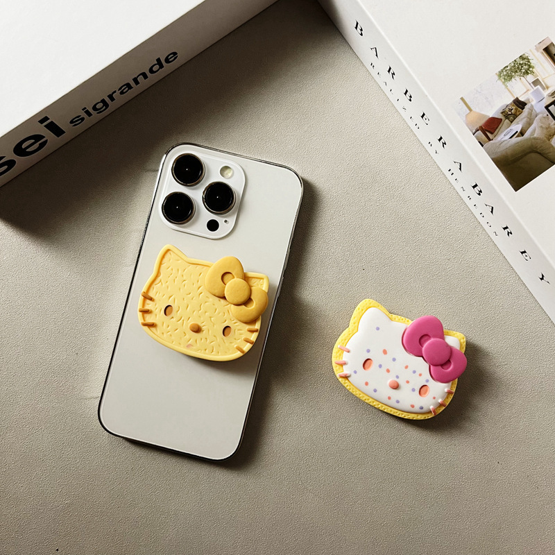 Resin Sanrio Creative Phone Case Holder KT Cute Small Holder Adhesive Phone Holder