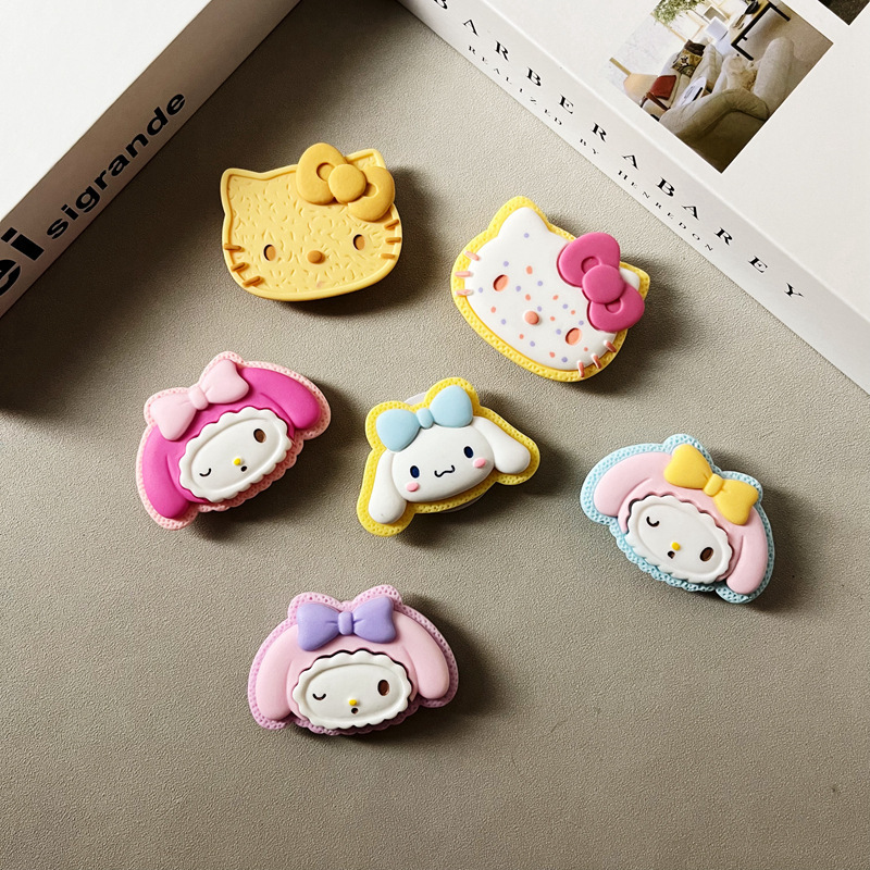 Resin Sanrio Creative Phone Case Holder KT Cute Small Holder Adhesive Phone Holder