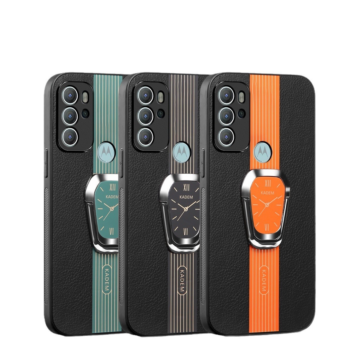 for  MOTOROLA G60 liquid leather print phone case for  Moto E40 Car magnetic G9 ring stand 50 jacket