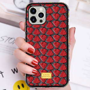 New design Fashion Aesthetic Rhinestone Glitter Mobile Cover Bling Diamond Pretty Phone Case Unique Phone Case For iPhone 12 13