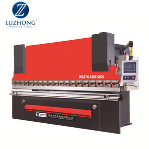 automatic panel bending machine WC67Y 100T CNC horizontal hydraulic bending machine