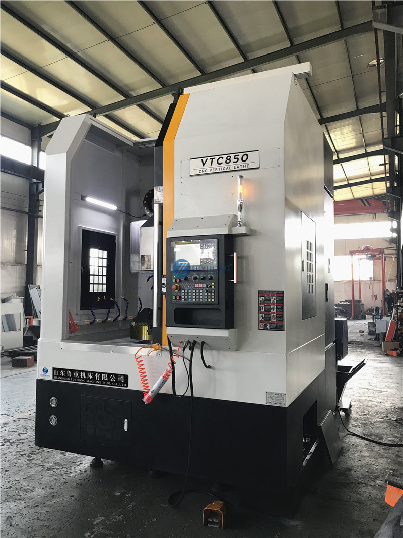 Vertical cnc lathe for alloy wheels VTC850 vertical lathe cnc