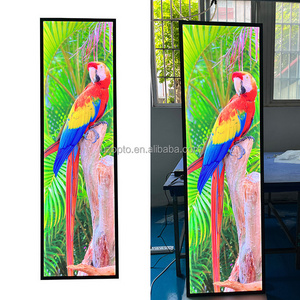 Ultra Thin Light Box Photo Frame Poster Aluminum restaurant light boxes menu board Allumuim Led Extrusion Light Box For Ceiling