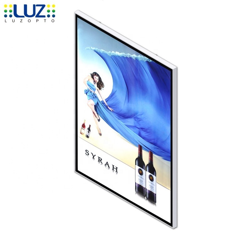 Factory Made Super Thin Magnetic Cover For Picture Sign And Photo Advertising Light Boxes