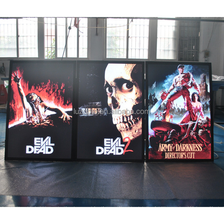 24x36 Inch LED Light Box Movie Poster Frame for Displaying LED Posters, Lighted Movie Posters, and Picture Frames