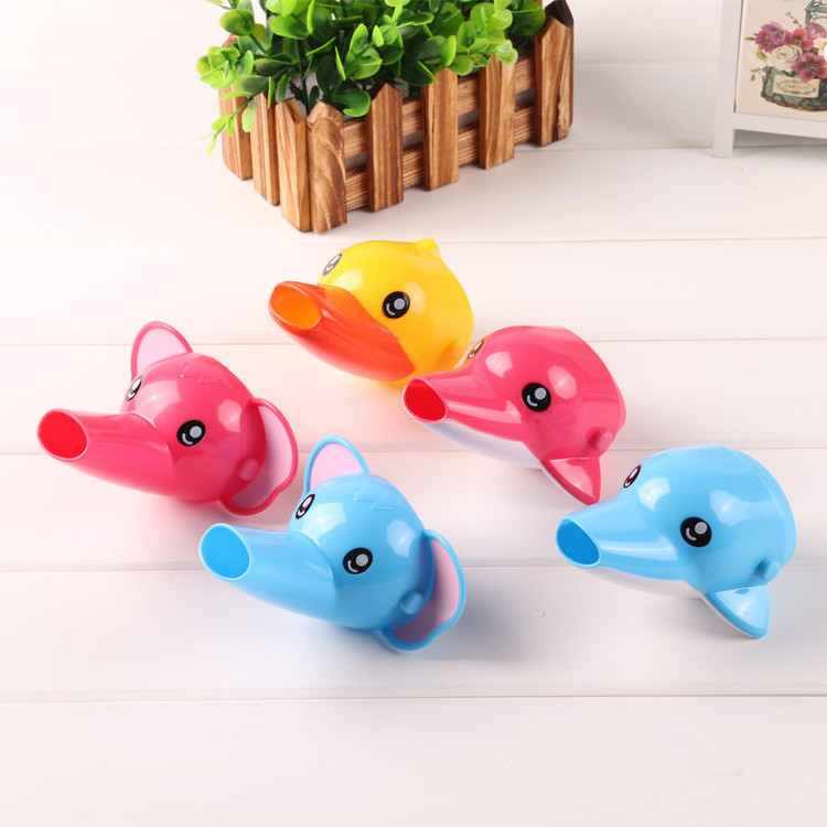 New Cartoon Faucet Extender Toddler Kids Hand-washing Device Children Guide Sink Faucet Extension